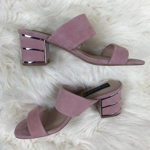 Steve Madden, Suede Block Heels, Size 9